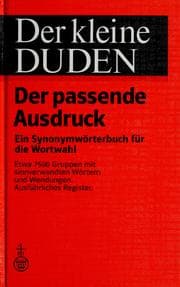 Tapa de Der kleine Duden