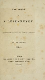 Tapa de The diary of a désennuyée