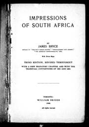 Tapa de Impressions of South Africa