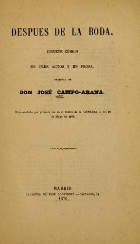 Tapa de Después de la boda