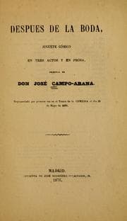 Tapa de Después de la boda