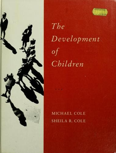 Tapa de The development of children