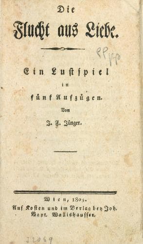 Tapa de Die Flucht aus Liebe