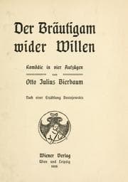 Tapa de Der Bräutigam wider Willen