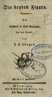 Tapa de Die beyden Figaro