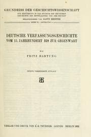 Tapa de Deutsche Verfassungsgeschichte vom 15. Jahrhundert bis zur Gegenwart