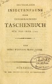 Tapa de Deutschlands Insectenfaune, oder, Entomologisches Taschenbuch für das Iahr 1795