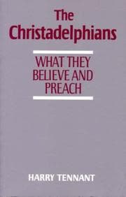 Tapa de The Christadelphians