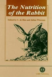 Tapa de The nutrition of the rabbit