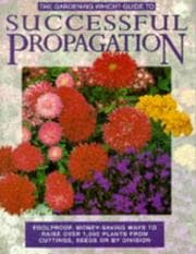 Tapa de "Gardening Which?" Guide to Successful Propagation ("Which?" Consumer Guides)