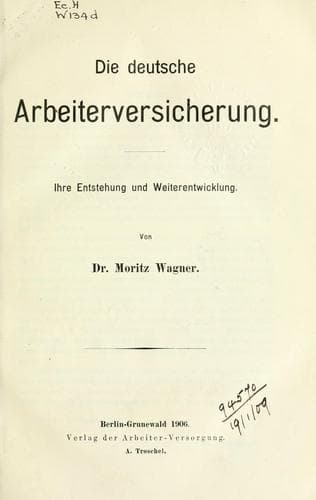 Tapa de deutsche Arbeiterversicherung