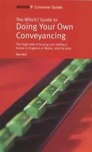Tapa de "Which?" Guide to Doing Your Own Conveyancing ("Which?" Consumer Guides)