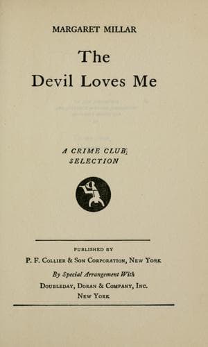 Tapa de The devil loves me.