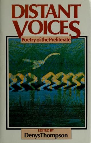 Tapa de Distant voices