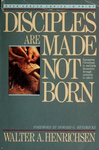 Tapa de Disciples are made, not born