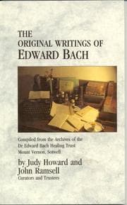 Tapa de The original writings of Edward Bach