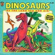 Tapa de Dinosaurs of the land, sea, and air