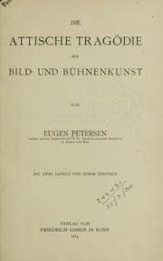 Tapa de Die attische Tragödie als Bild-und Bühnenkunst