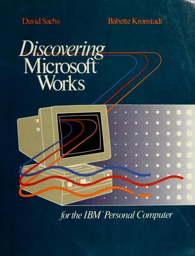 Tapa de Discovering Microsoft Works for the IBM Personal Computer