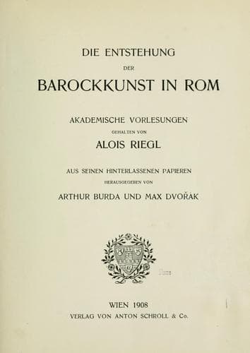 Tapa de Die Entstehung der Barockkunst in Rom