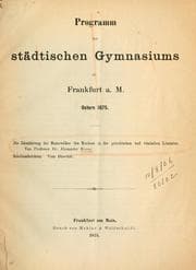 Tapa de Die Idealisirung der Naturvölker des Nordens in der griechischen und römischen Literatur