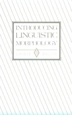 Tapa de Introducing linguistic morphology