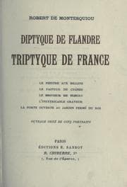 Tapa de Diptyque de Flandre, triptyque de France
