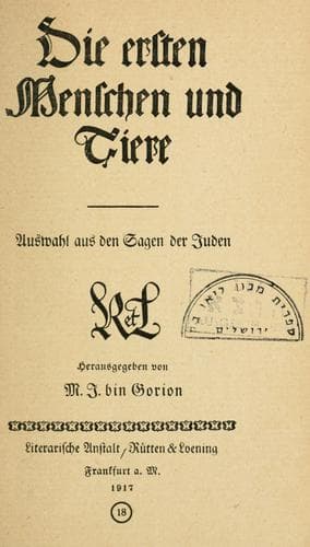 Tapa de Die ersten Menschen und Tiere