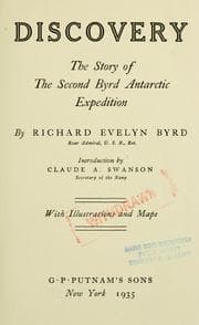 Tapa de Discovery; the story of the second Byrd Antarctic Expedition