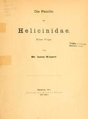 Tapa de Die Familie der Helicinidae