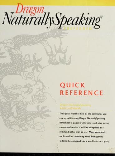Tapa de Dragon NaturallySpeaking quicktorial