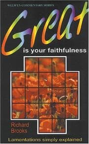 Tapa de Great Is Your Faithfulness (Lamentations)