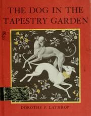 Tapa de The dog in the tapestry garden.