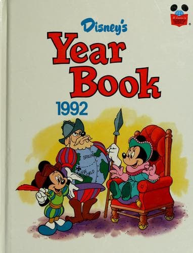 Tapa de Disney's Year Book 1992