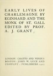 Tapa de Early lives of Charlemagne
