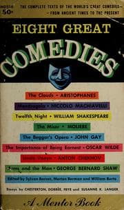 Tapa de Eight great comedies