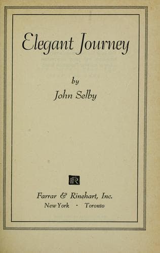 Tapa de Elegant journey