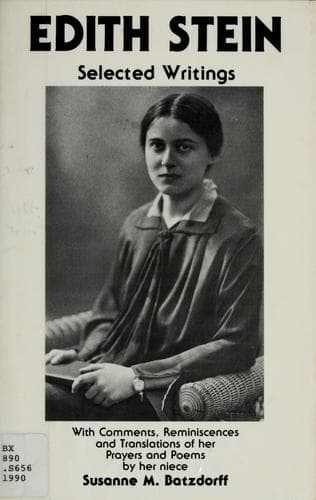 Tapa de Edith Stein