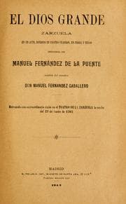 Tapa de El Dios grande