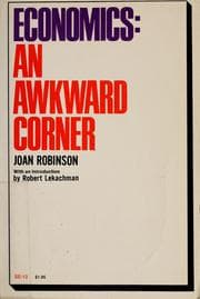 Tapa de Economics: an awkward corner