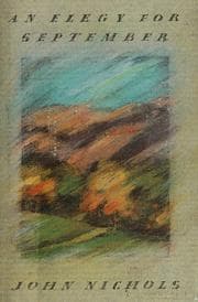 Tapa de An elegy for September