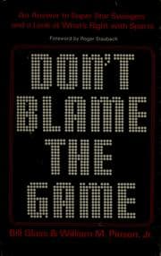 Tapa de Don't blame the game