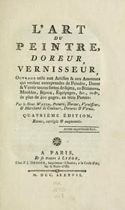 Tapa de L'art du peintre, doreur, vernisseur