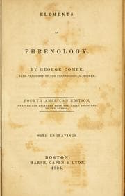 Tapa de Elements of phrenology