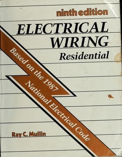 Tapa de Electrical wiring, residential