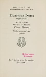 Tapa de Elizabethan drama, in two volumes, volume II