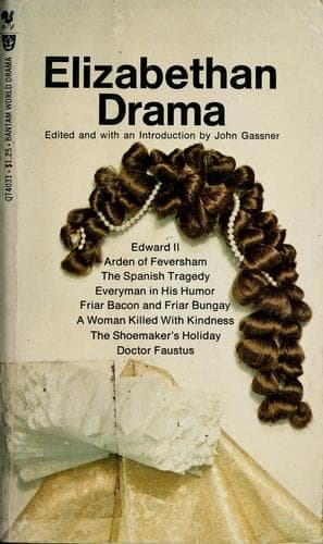 Tapa de Elizabethan drama