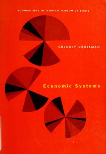 Tapa de Economic systems. --