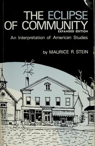 Tapa de The eclipse of community
