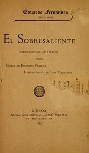 Tapa de El sobresaliente